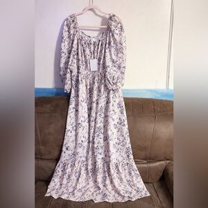 NWT Boutique Polagram Maxi Dress With Pockets Size 3X